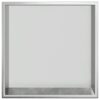 Shower Niche Brushed Silver 32x32x9 cm Stainless Steel