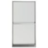 Shower Niche Brushed Silver 32x62x9 cm Stainless Steel