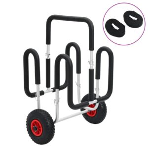 SUP Trolley for 2 Surfboards 90 kg Aluminium