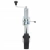 Trailer Jack Wheel 60 mm with 2 Support Tubes and 3 Split Clamps