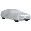 Car Cover for Sedan with Buckle Straps Full Silver XXL PEVA