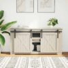 a Sliding Cabinet Door Kit 122 cm Carbon Steel