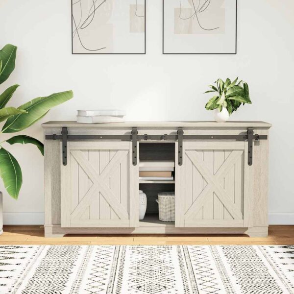 a Sliding Cabinet Door Kit 122 cm Carbon Steel