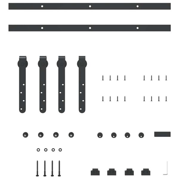 a Sliding Cabinet Door Kit 122 cm Carbon Steel