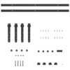 a Sliding Cabinet Door Kit 152.5 cm Carbon Steel