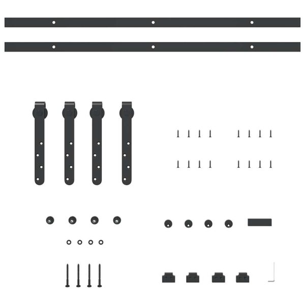 a Sliding Cabinet Door Kit 152.5 cm Carbon Steel