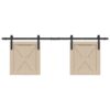 a Sliding Cabinet Door Kit 152.5 cm Carbon Steel