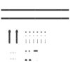 a Sliding Cabinet Door Kit 213 cm Carbon Steel