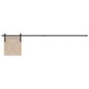 a Sliding Cabinet Door Kit 213 cm Carbon Steel