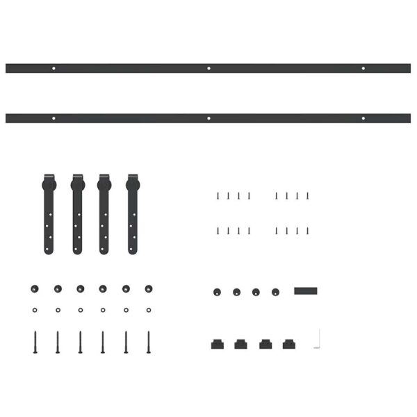 a Sliding Cabinet Door Kit 213 cm Carbon Steel
