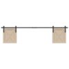 a Sliding Cabinet Door Kit 213 cm Carbon Steel