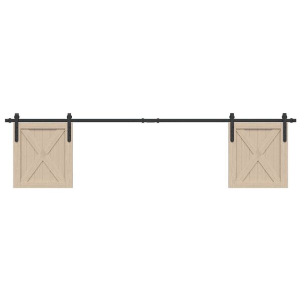 a Sliding Cabinet Door Kit 213 cm Carbon Steel