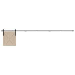 a Sliding Cabinet Door Kit 244 cm Carbon Steel