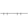 a Sliding Cabinet Door Kit 244 cm Carbon Steel
