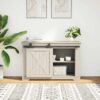 a Sliding Cabinet Door Kit 91.5 cm Carbon Steel
