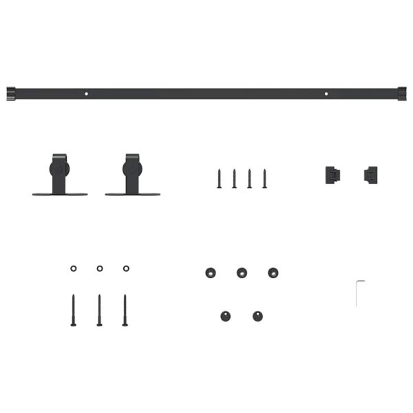 a Sliding Cabinet Door Kit 91.5 cm Carbon Steel