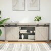 a Sliding Cabinet Door Kit 152.5 cm Carbon Steel