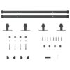 a Sliding Cabinet Door Kit 152.5 cm Carbon Steel