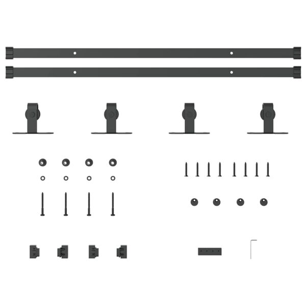 a Sliding Cabinet Door Kit 152.5 cm Carbon Steel