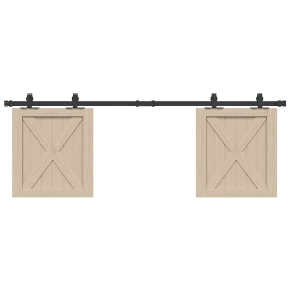 a Sliding Cabinet Door Kit 152.5 cm Carbon Steel