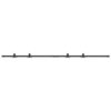 Sliding Cabinet Door Kit 200 cm Carbon Steel
