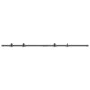 Sliding Cabinet Door Kit 213 cm Carbon Steel