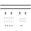 Sliding Cabinet Door Kit 213 cm Carbon Steel