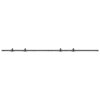 Sliding Cabinet Door Kit 244 cm Carbon Steel