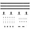 Sliding Cabinet Door Kit 244 cm Carbon Steel