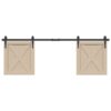 Sliding Cabinet Door Kit 152 cm Carbon Steel