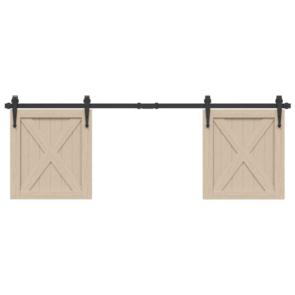 Sliding Cabinet Door Kit 152 cm Carbon Steel