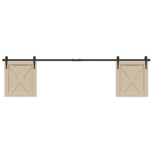 Sliding Cabinet Door Kit 200 cm Carbon Steel