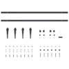 Sliding Cabinet Door Kit 213 cm Carbon Steel