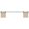 Sliding Cabinet Door Kit 244 cm Carbon Steel