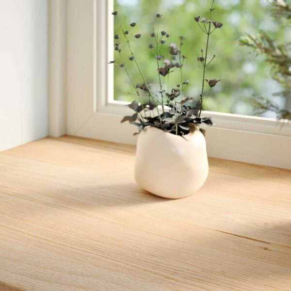 Window Sills 2 pcsa Untreated 80x20x2 cm Solid Wood Oak
