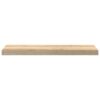 Window Sills 2 pcsa Untreated 80x20x2 cm Solid Wood Oak