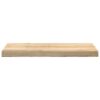 Window Sills 2 pcsa Untreated 70x25x2 cm Solid Wood Oak