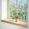 Window Sills 2 pcs Untreated 80x30x2 cm Solid Wood Oak