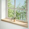Window Sills 2 pcs Untreated 110x30x2 cm Solid Wood Oak