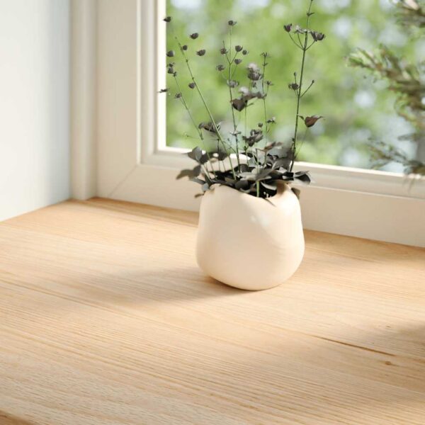 Window Sills 2 pcs Untreated 110x30x2 cm Solid Wood Oak