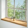 Window Sills 2 pcsa Light Brown 100x25x2 cm Solid Wood Oak