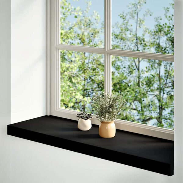 Window Sills 2 pcs Dark Brown 70x25x2 cm Solid Wood Oak