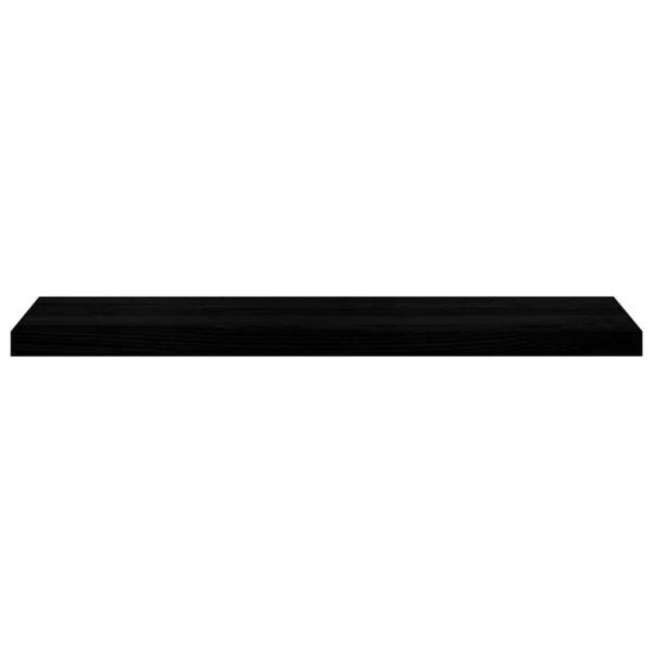 Window Sills 2 pcs Dark Brown 100x25x2 cm Solid Wood Oak