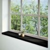 Window Sills 2 pcs Dark Brown 140x25x2 cm Solid Wood Oak