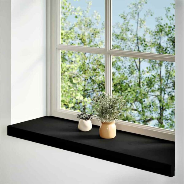 Window Sills 2 pcs Dark Brown 70x30x2 cm Solid Wood Oak