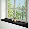 Window Sills 2 pcs Dark Brown 110x30x2 cm Solid Wood Oak