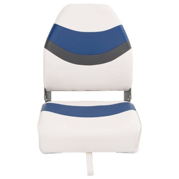 2 Piece Foldable Boat Seat Set High Backrest
