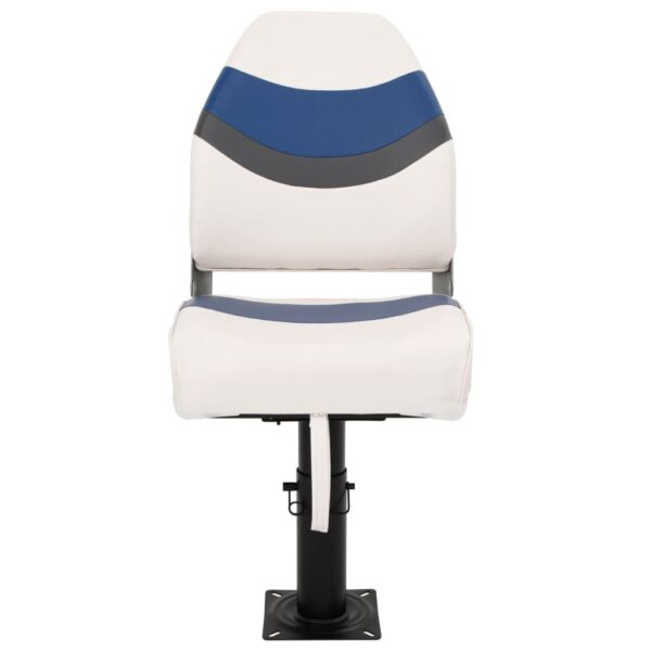 2 Piece Foldable Boat Seat Set High Backrest