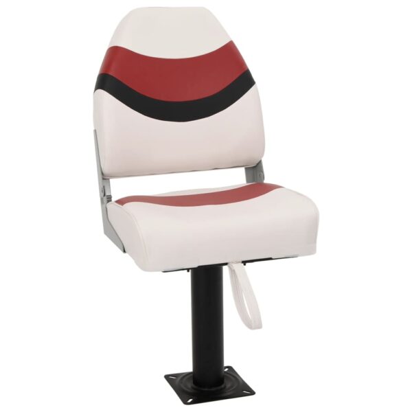 4 Piece Foldable Boat Seat Set High Backrest