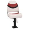 4 Piece Foldable Boat Seat Set High Backrest